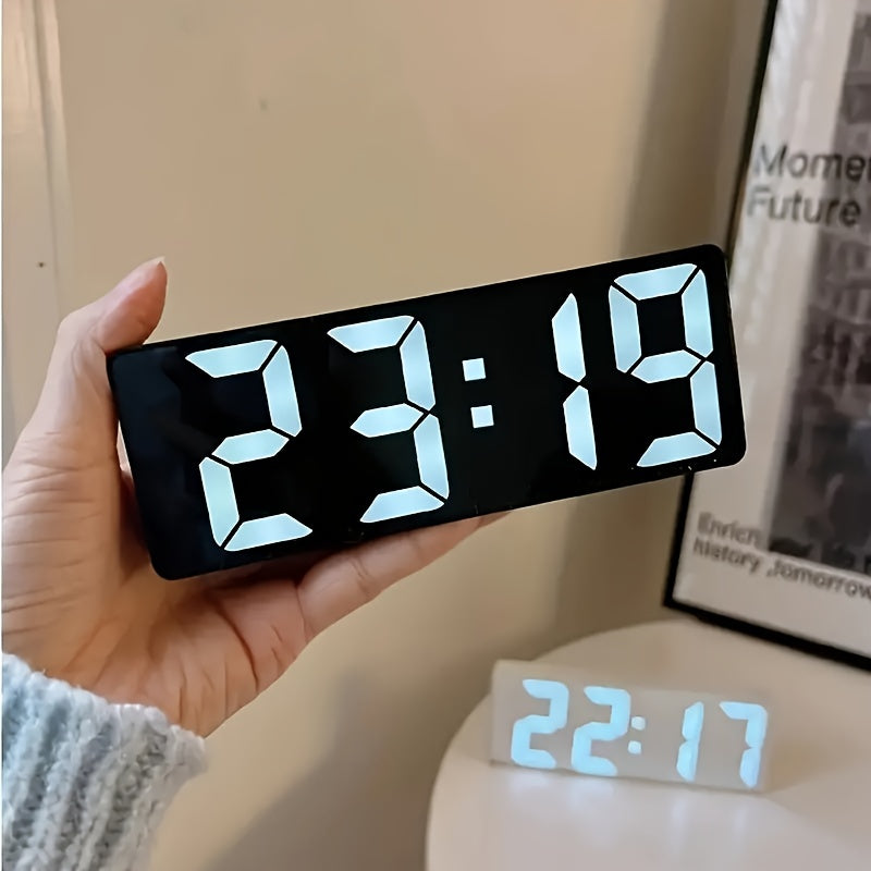 DigiGlow Clock - Modern LED Alarm Clock with Display