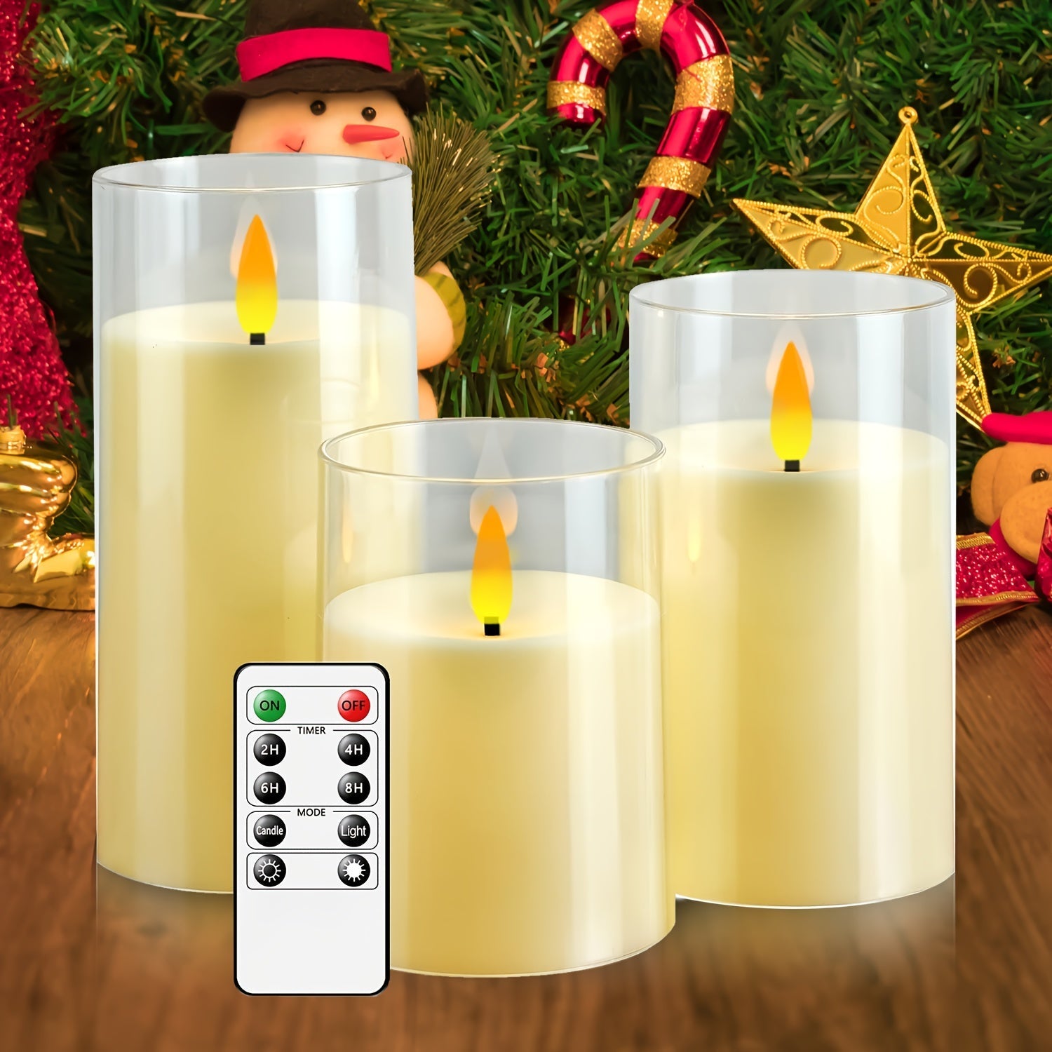 FlamelessGlow - Magical LED light set with remote control