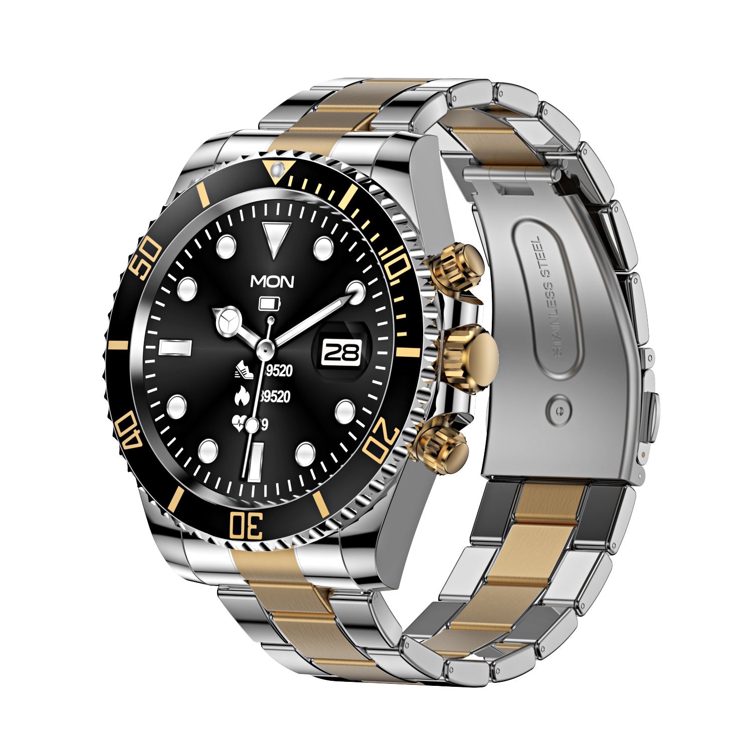 PowerTech Smartwatch - Stylish Health Monitor for Active Lifestyle