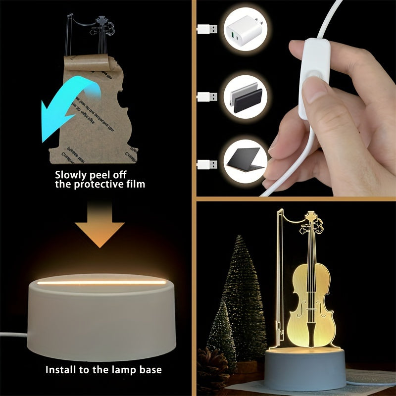 CelloGlow-lampa - 3D LED nattbelysning