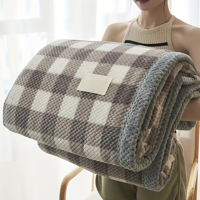 NLDD Coral Chips – Luxurious seasonal blanket for the living room