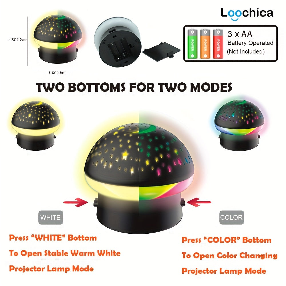 Starlight Lamp – Magic Mushroom Night Projector