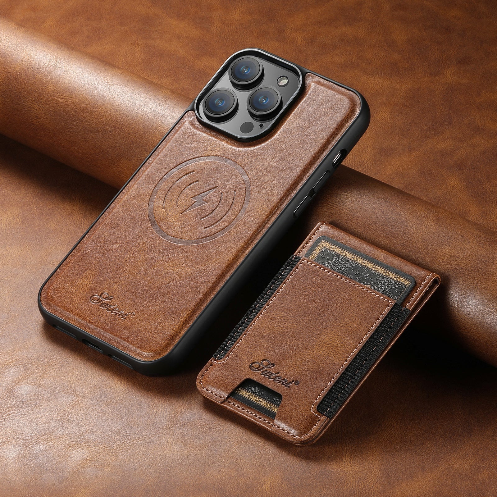 LuxLeather Case - Elegant Leather Phone Case with MagSafe