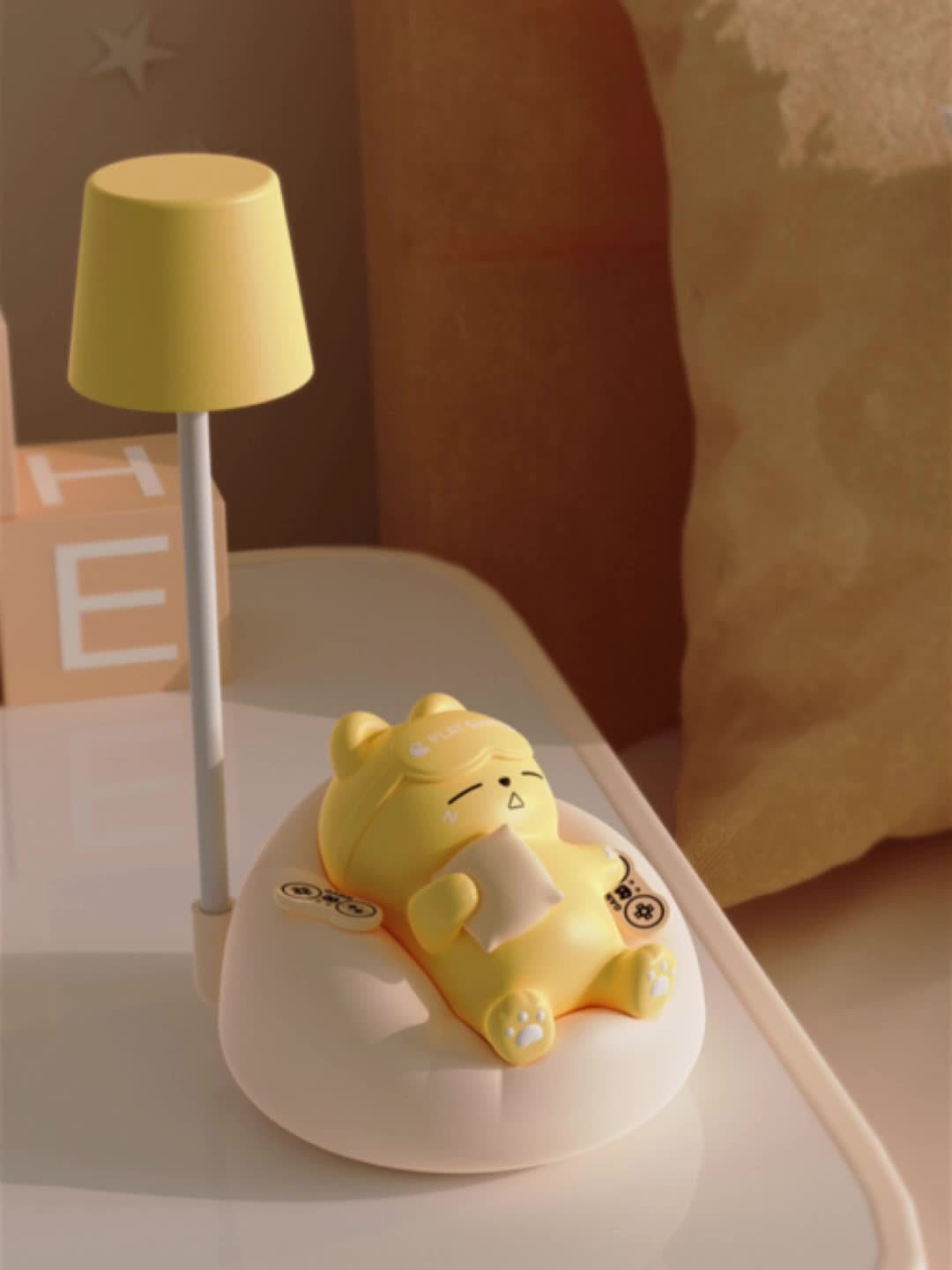 GlowCharge Lamp - Rechargeable LED Night Light with USB