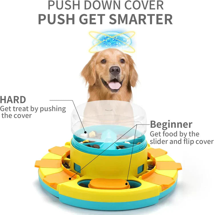 PuzzleFeast Pet Feeder - Interactive Feeding Device for Pets