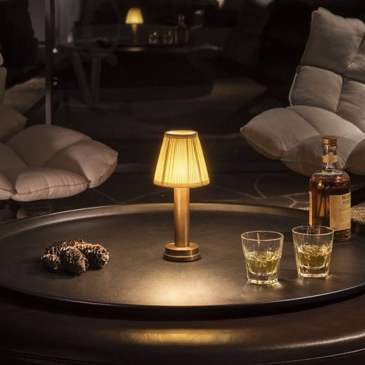CozyGlimmer - Refined Wireless Table Lamp with Dimmer Function