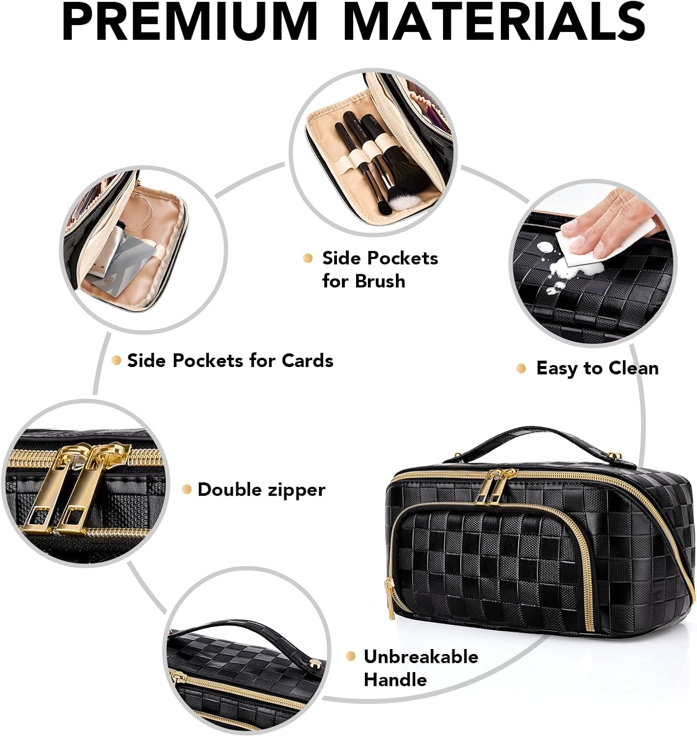 GlamBag - Waterproof makeup bag with large capacity