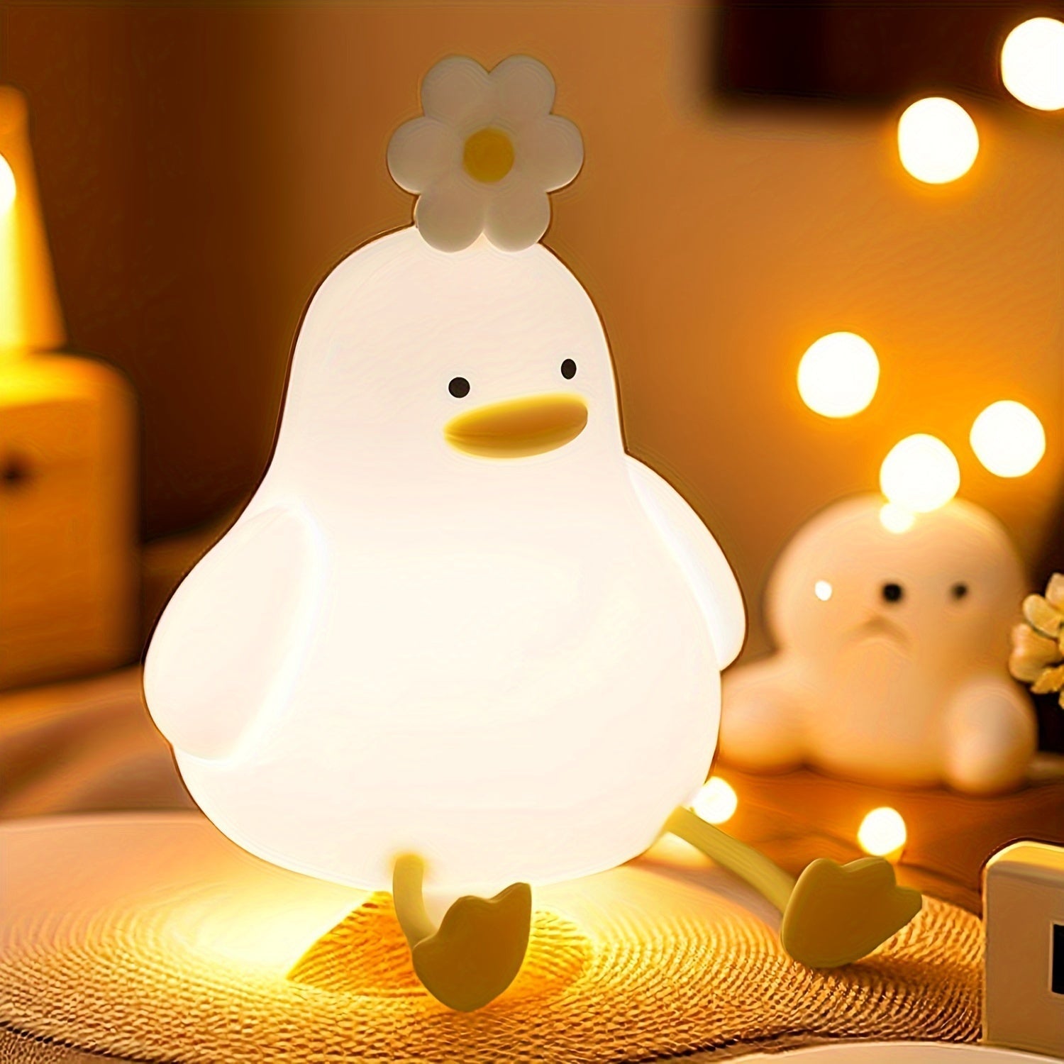 BloomDuck – Dimmable Silicone Night Light with Folding Function