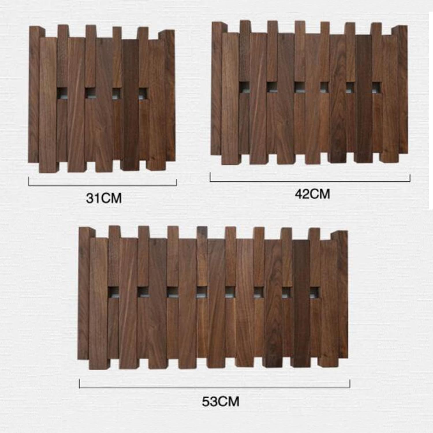 HarmonyHook - Stylish Adjustable Wooden Shelf