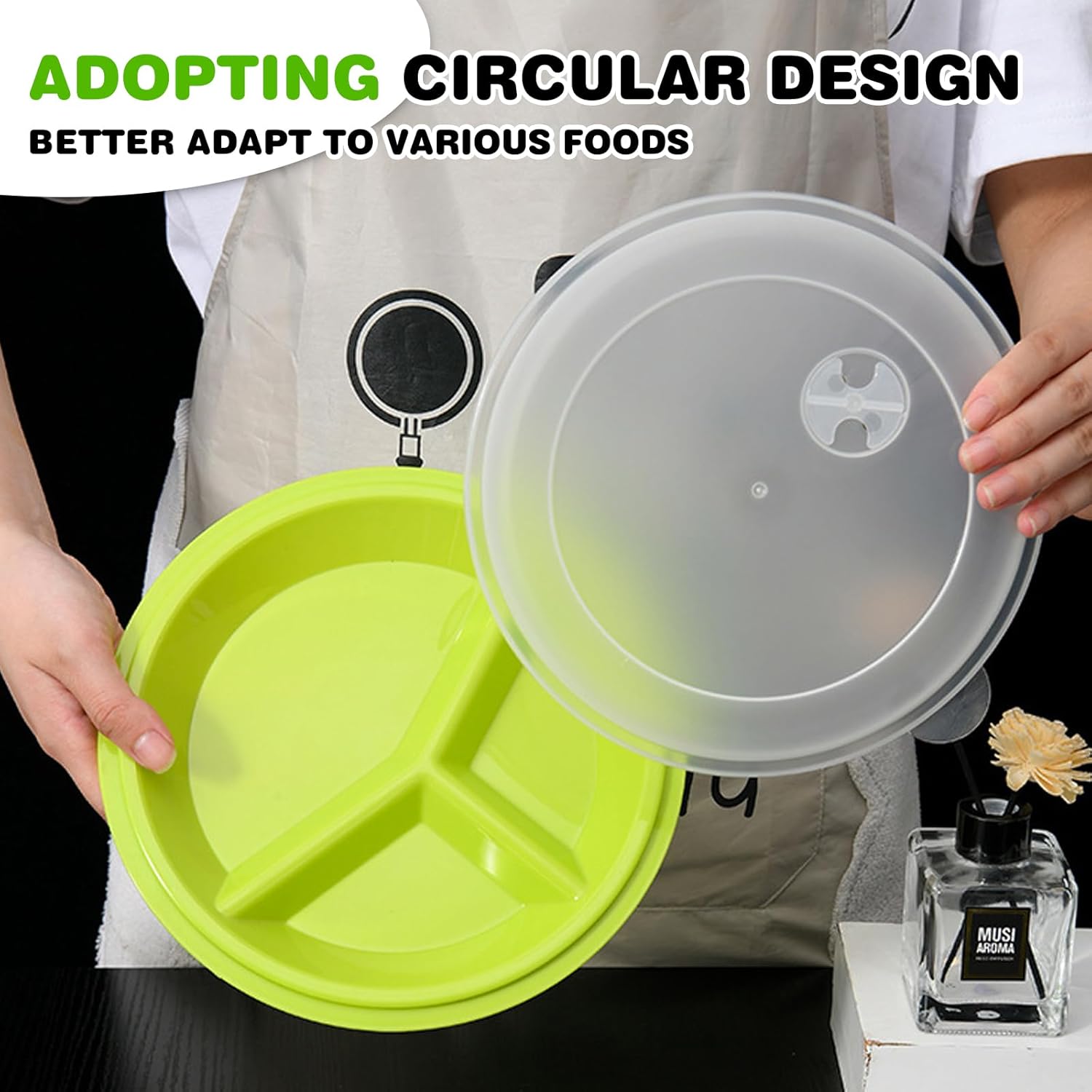 PortionMaster - Practical Travel-Friendly Portion Control Plate