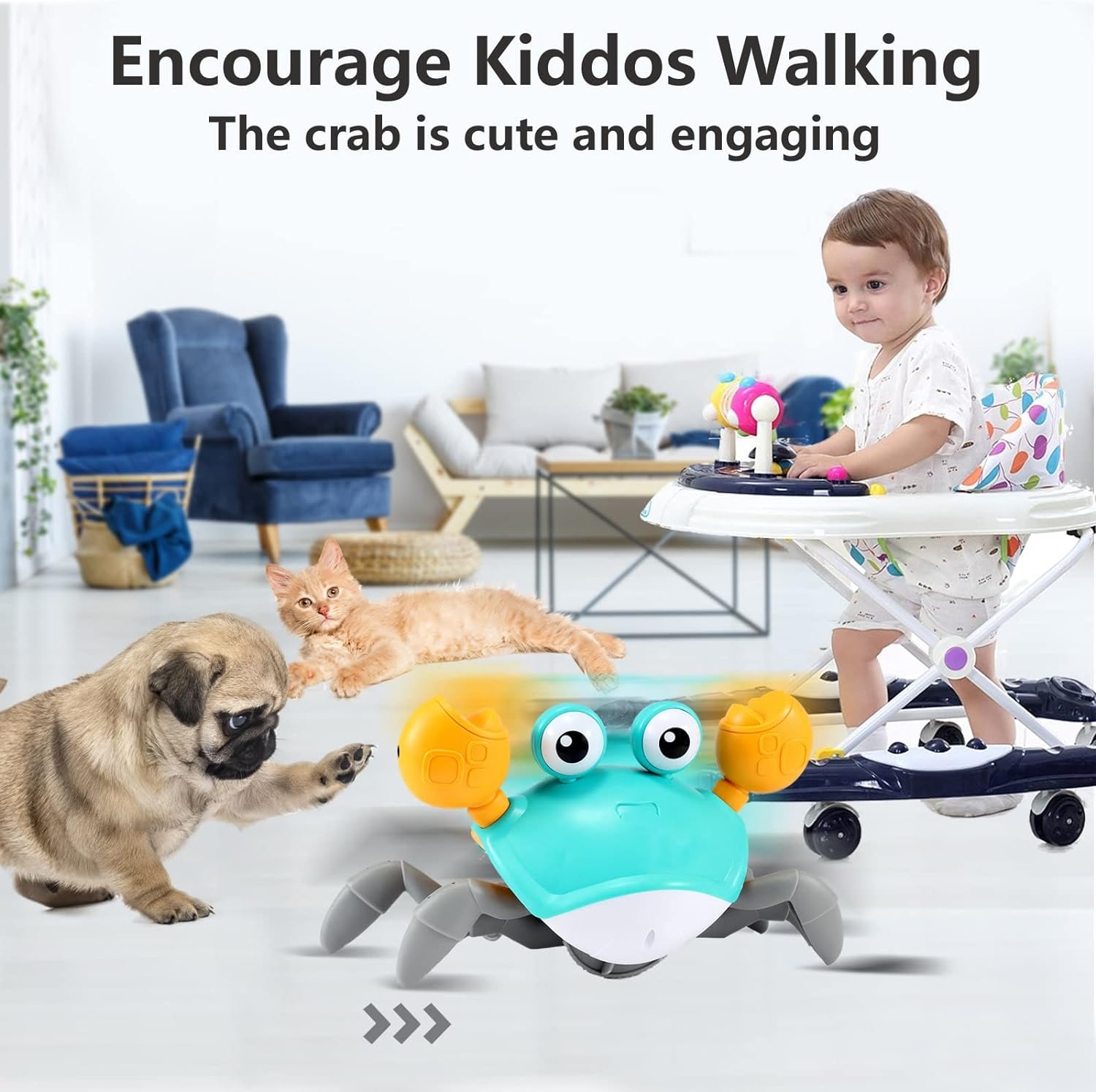 Captivating Crab Crab - Explore the World with the Captivating Crawling Playmate