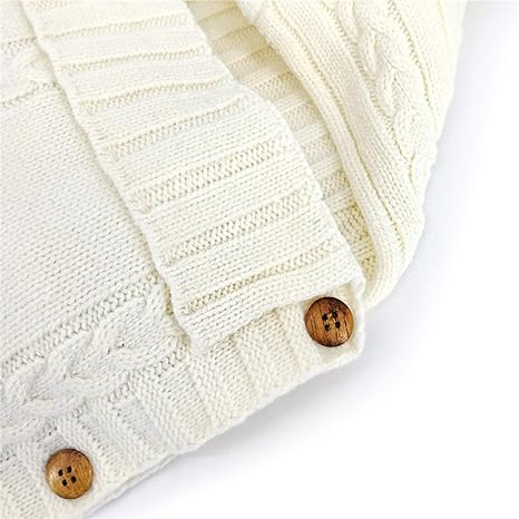 Luxe Beige Baby Blanket - Warmth and Comfort for Your Newborn