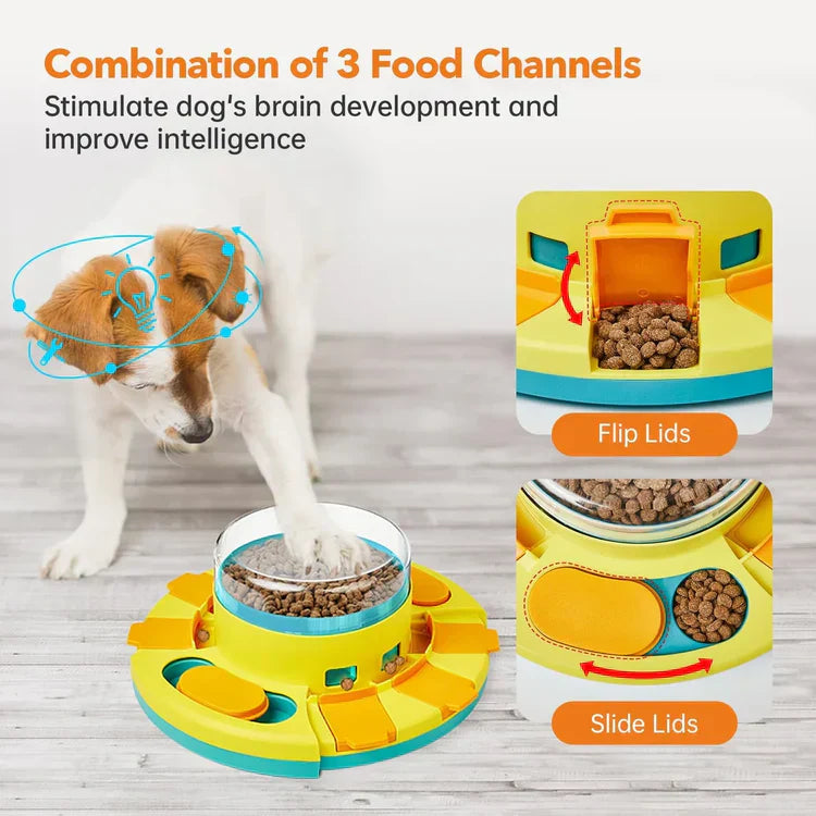 PuzzleFeast Pet Feeder - Interactive Feeding Device for Pets