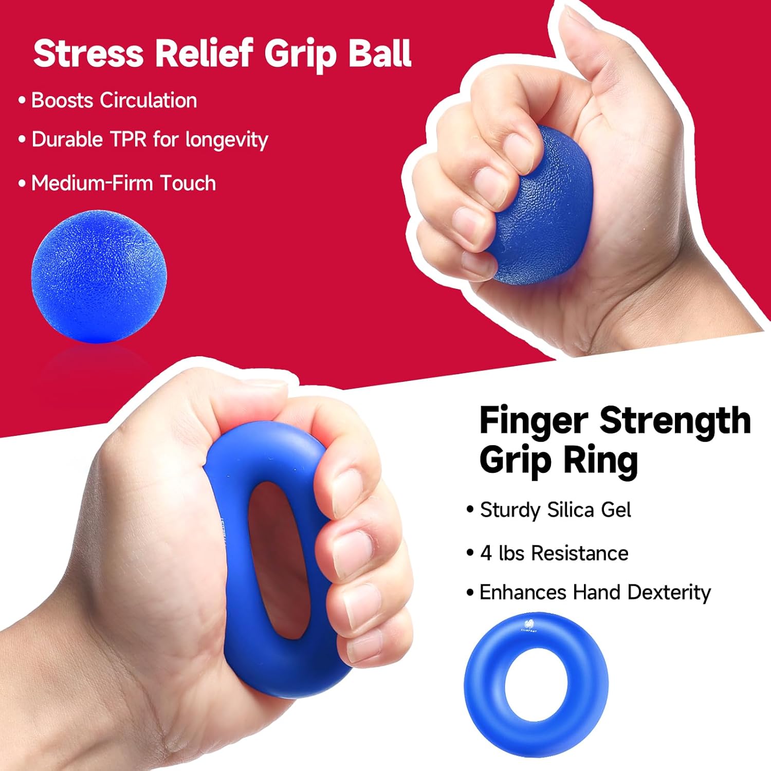 GripMaster - Justerbar Handförstärkare Set (5 stycken)