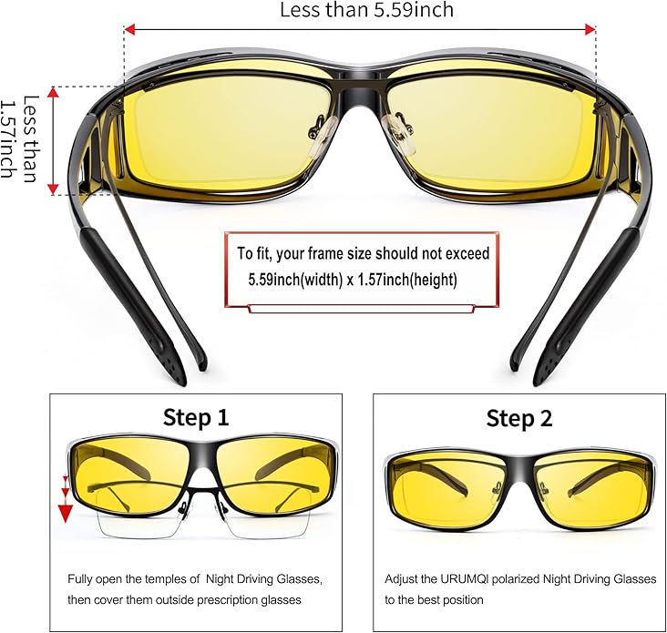 NightVision - Polarized Driving Glasses for Night Driving