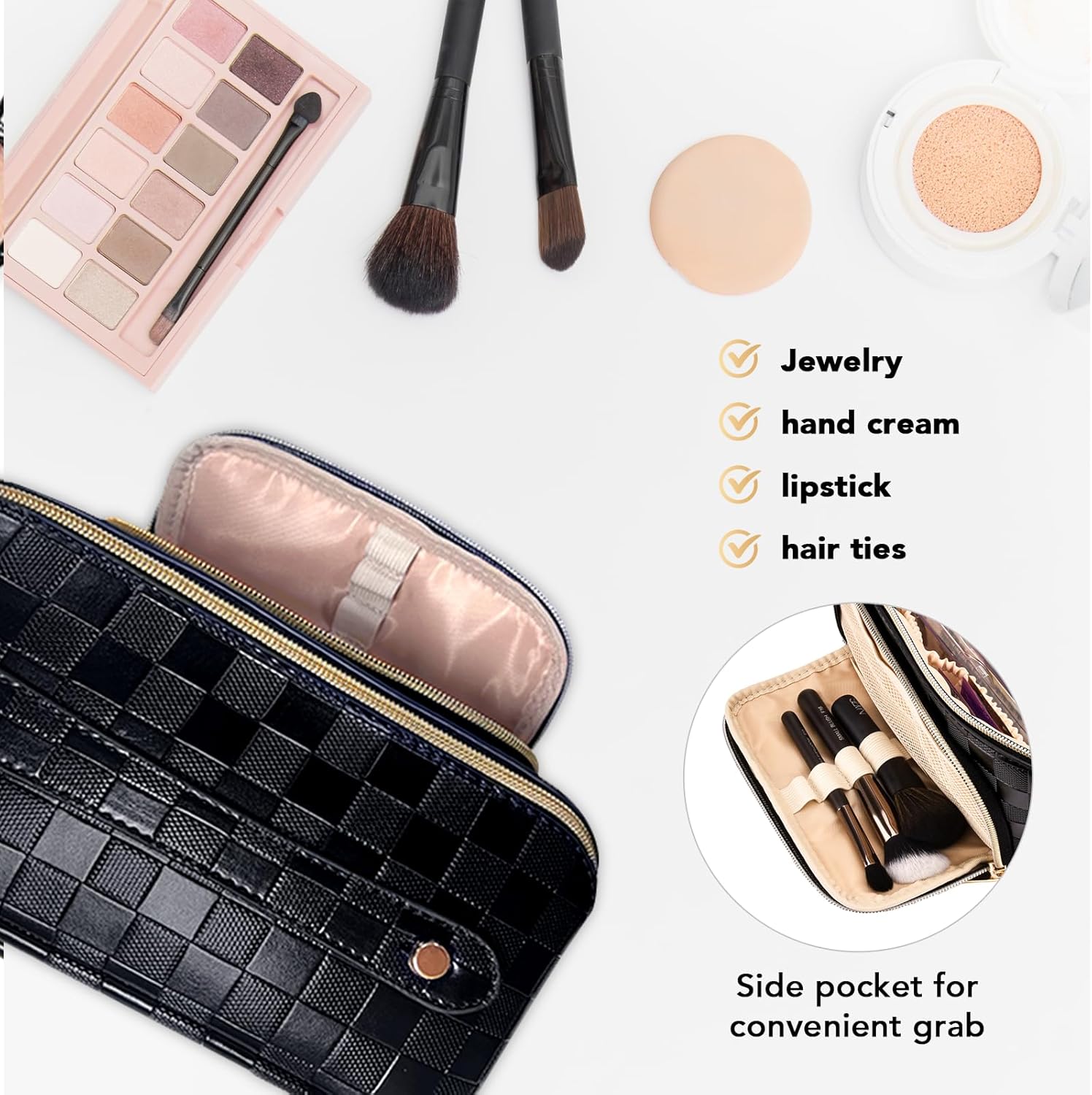 GlamBag - Waterproof makeup bag with large capacity