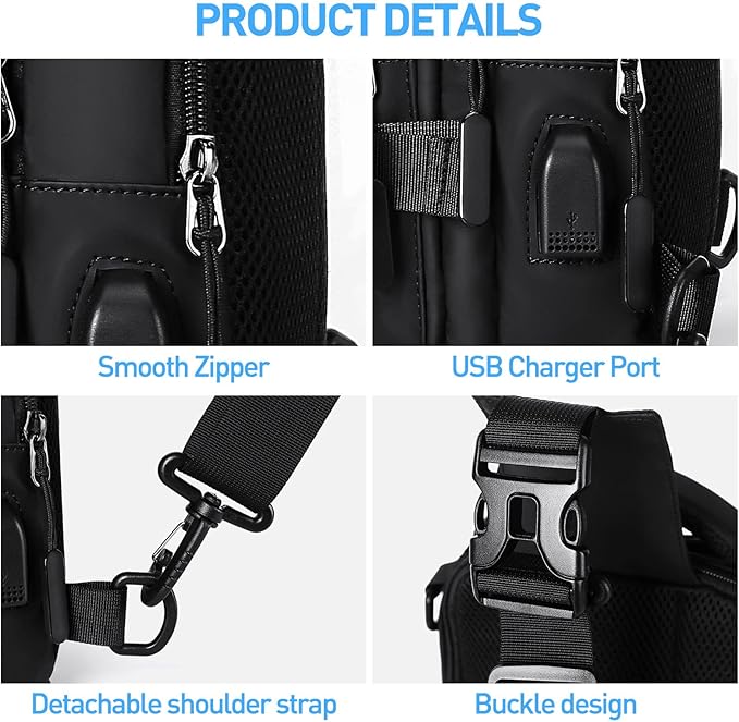 UrbanLite - Stylish Crossbody Backpack for Days in the City