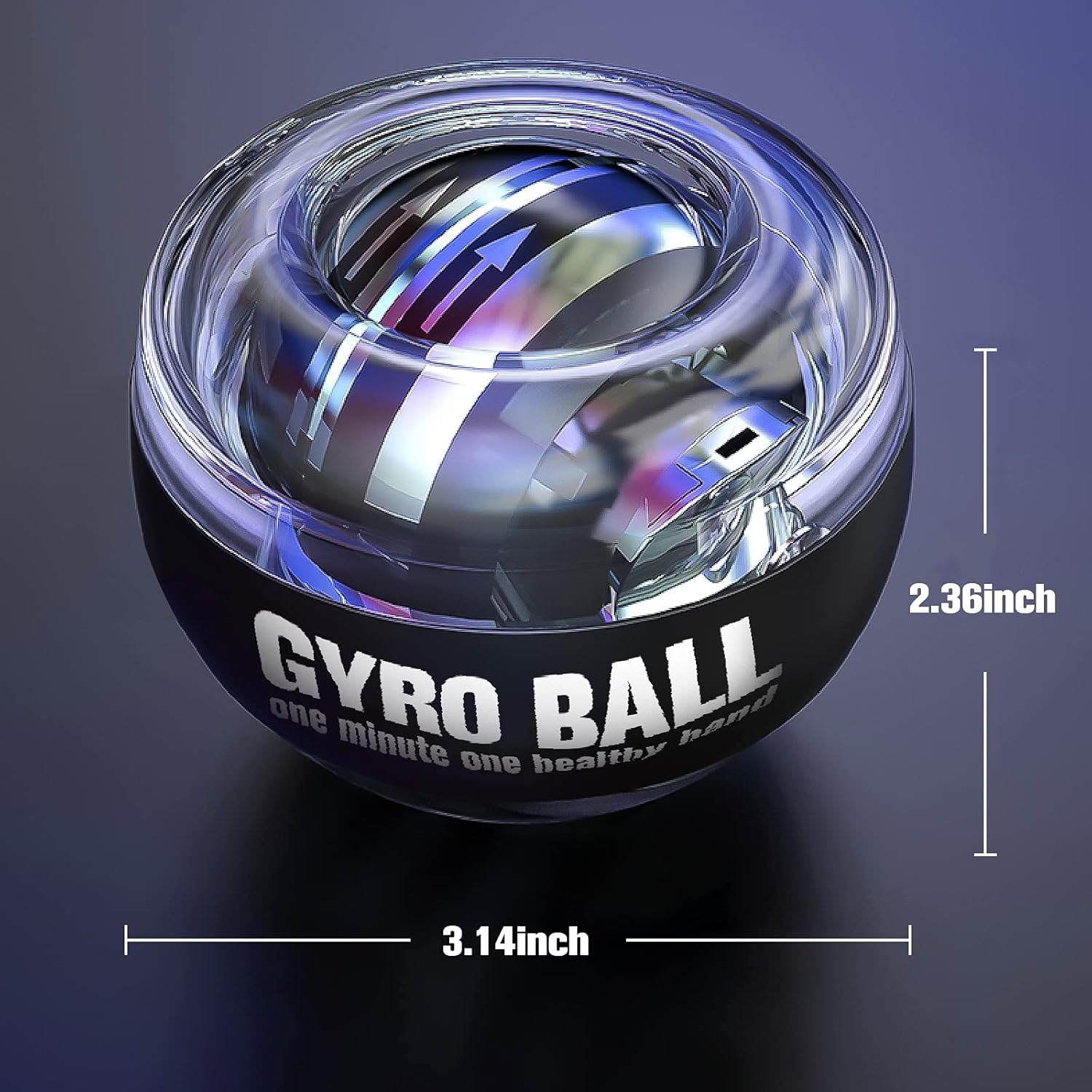 GyroPower - Self-Starting Pole Trainer for Forearms