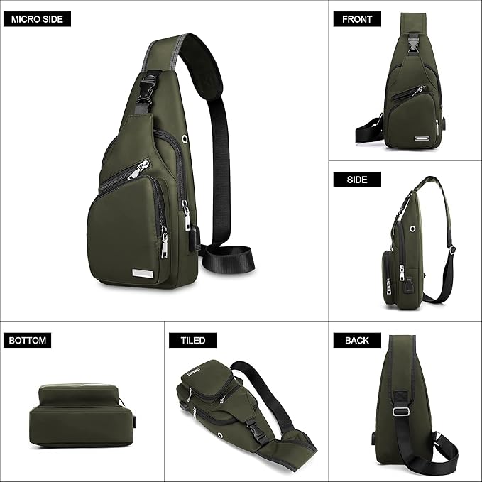 WaveSling - Stylish Water Resistant Crossbody Bag