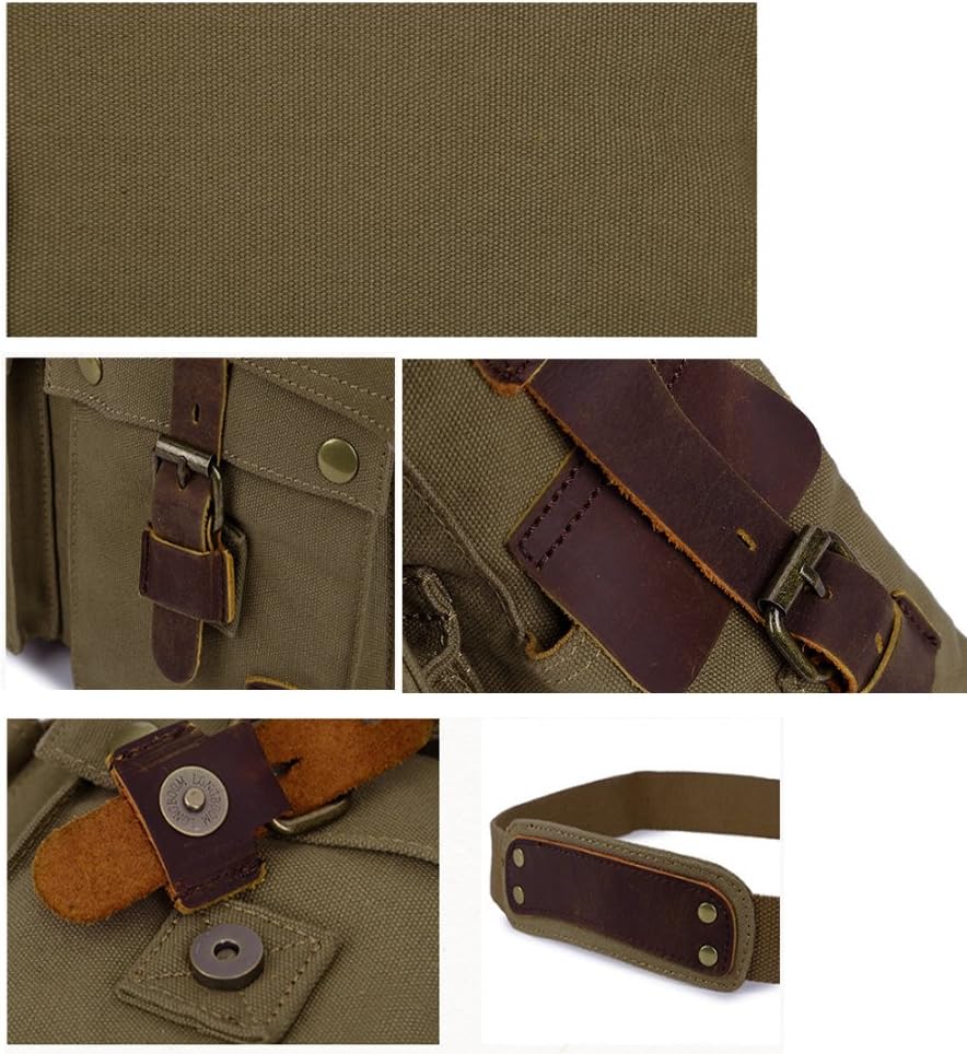 RetroCarry Bag – Vintage Canvas Shoulder Bag for Laptops