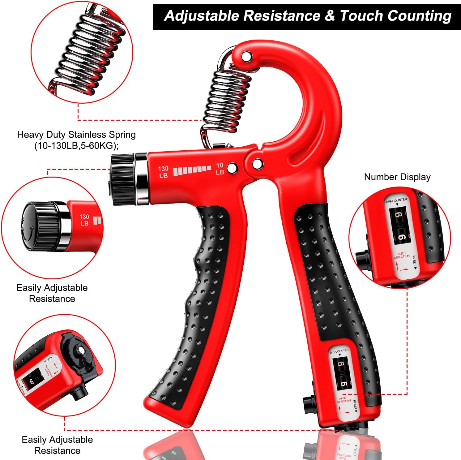 GripMaster - Adjustable Hand Training Set 2-pack