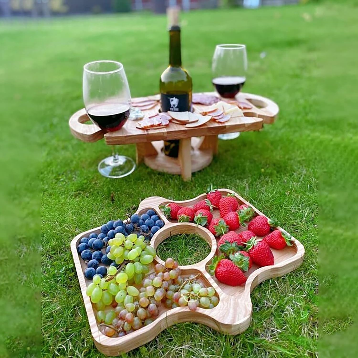 DualServe Rack – Stilrent Bordställ för Frukt & Vin