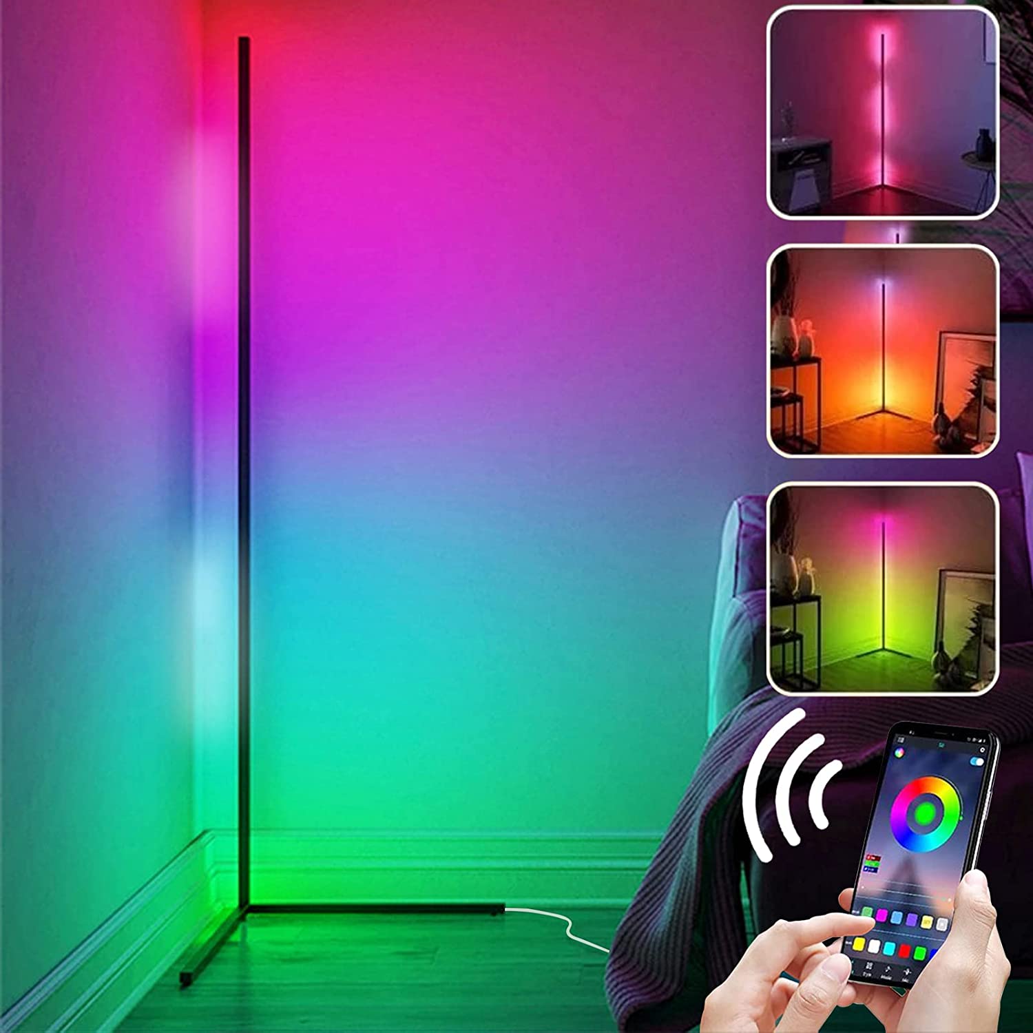 AmbianceLumi - Smart Floor Lamp for Stylish Home
