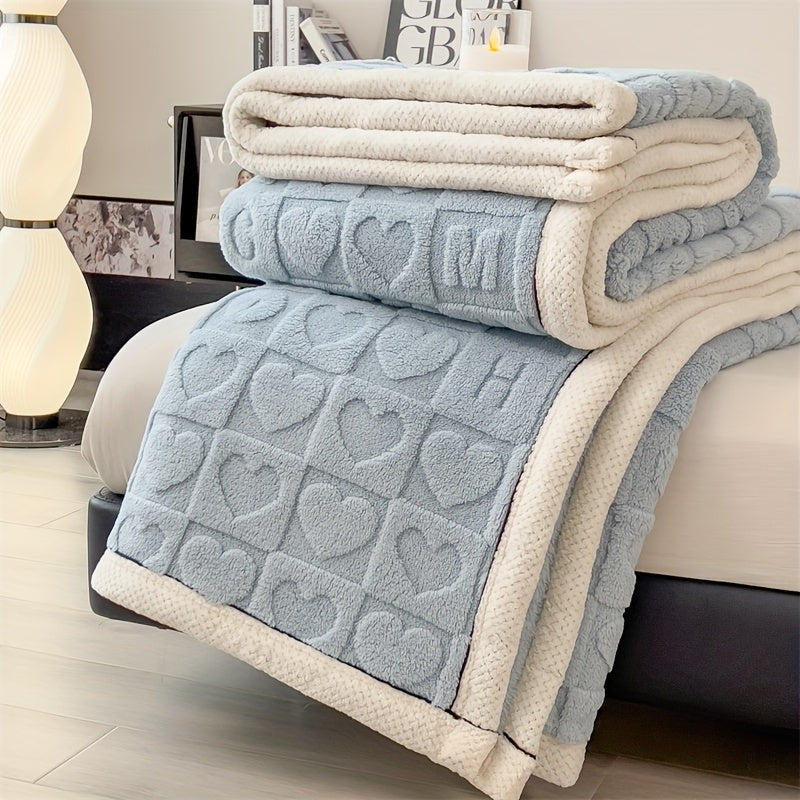 Stylish Coral Fleece Blanket for Ultimate Comfort
