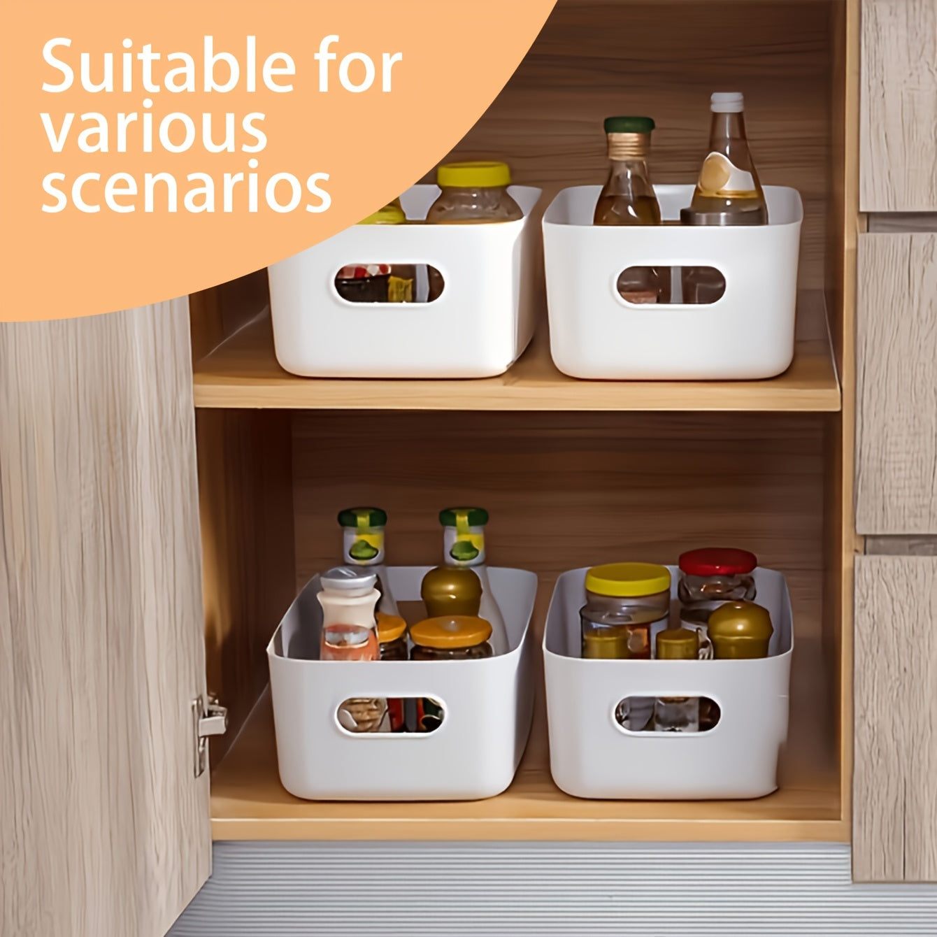 OrganiseerGemak - Set of 10 Wall Storage Boxes for Cosmetics and Snacks