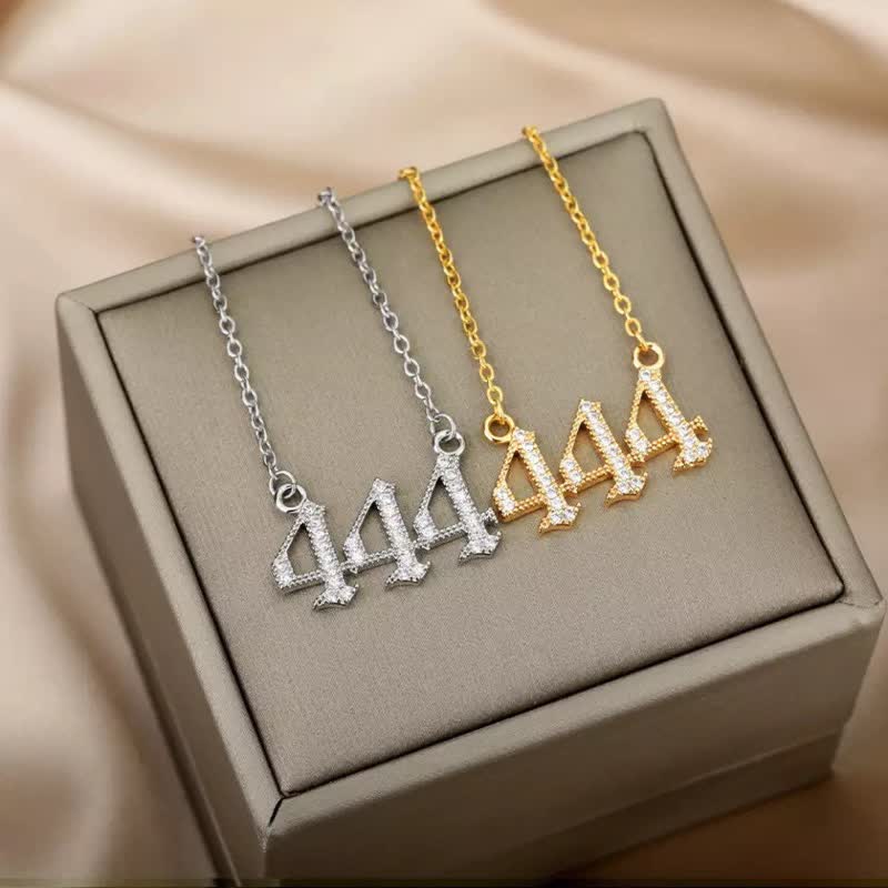 Seraphina Zirconia Angel Number Necklace - A Symbolism of Protection and Love