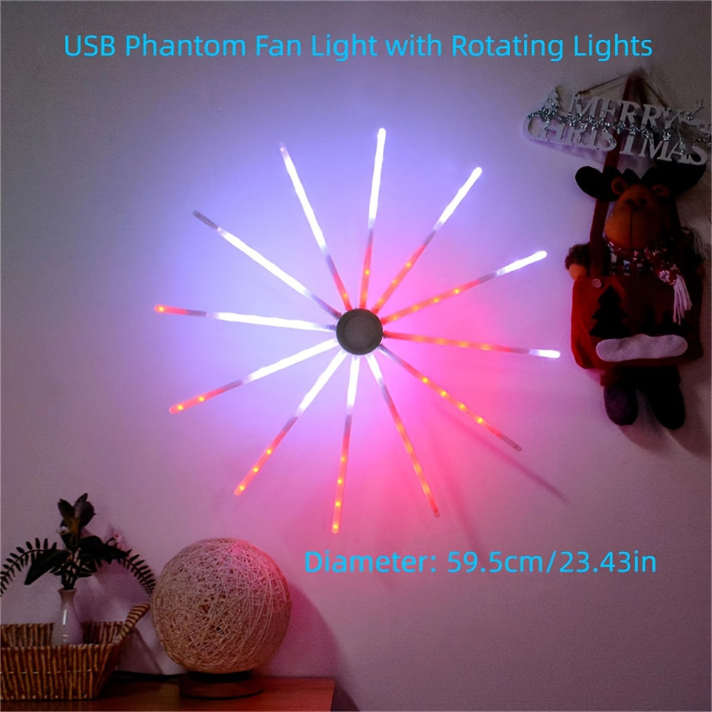 FairySpin - USB Fan Lamp with Color Effects