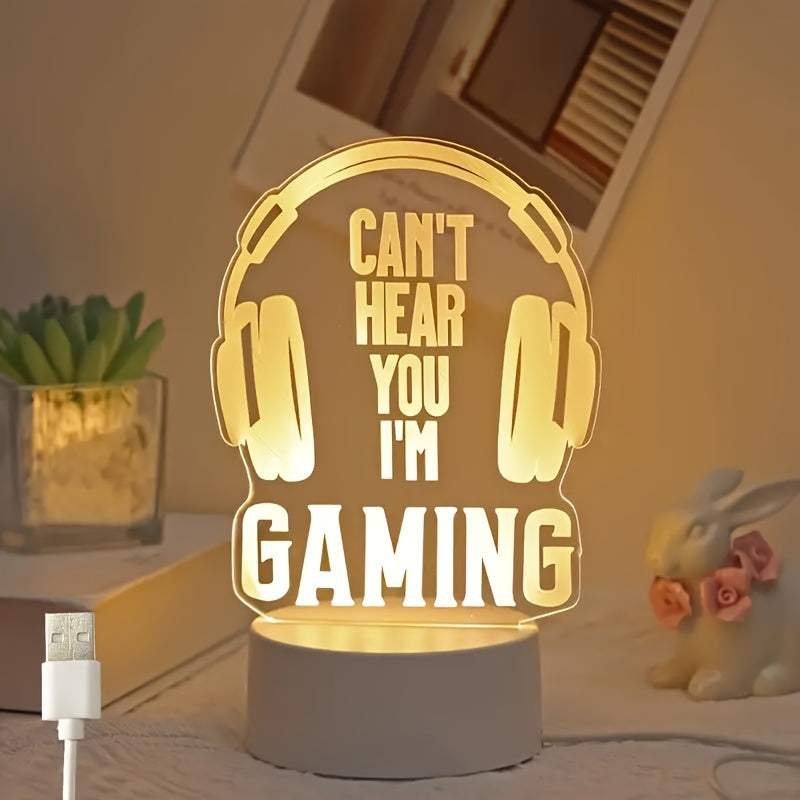 GameLamp - Compact LED Table Lamp with USB