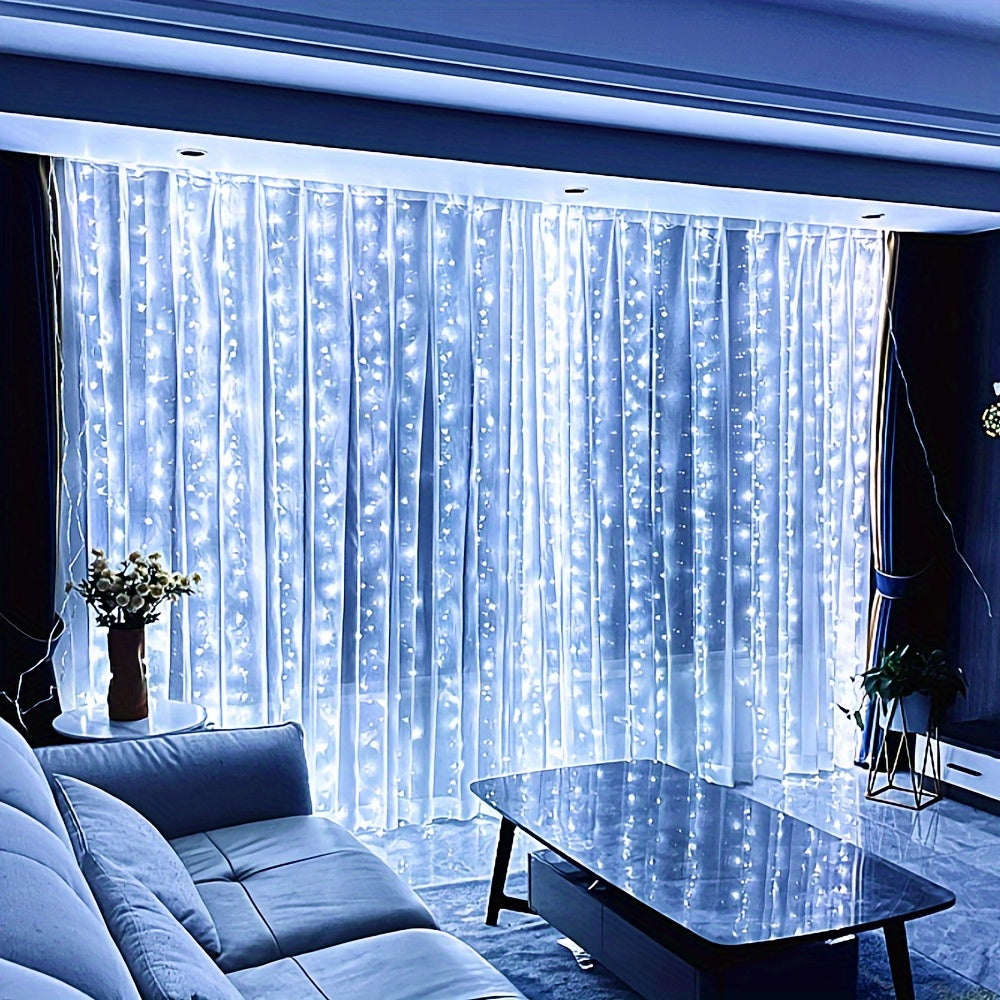LuxeGlow – USB LED Gardinbelysning för Fester