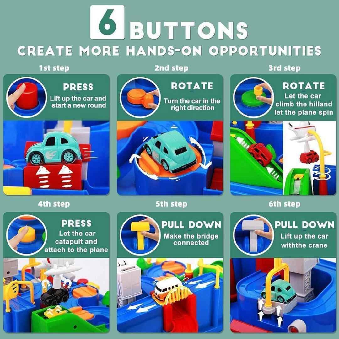 RescueTrack Adventure Set – Educational Preschool Toy