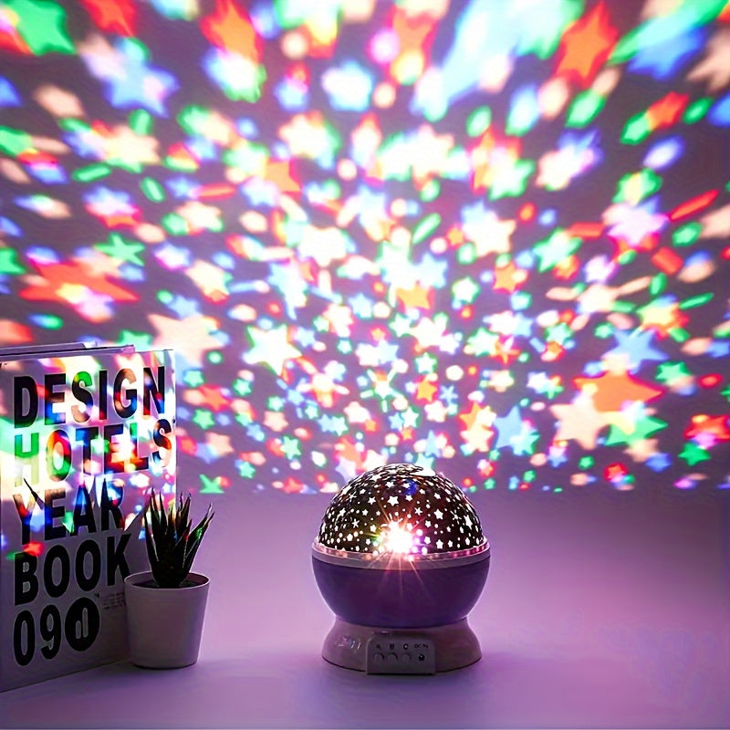 StarGlow Projector - LED Night Light with Colors and USB