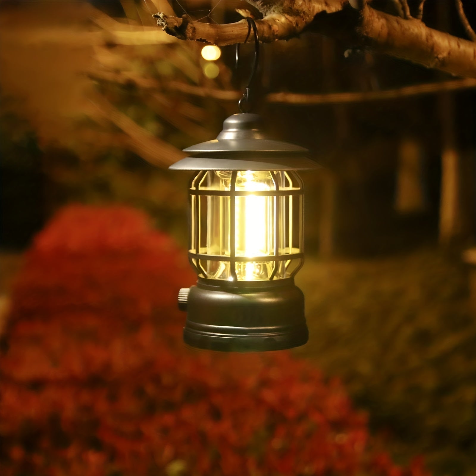 RetroGlow Lampa – Dimbart Uppladdningsbar LED Utomhusbelysning