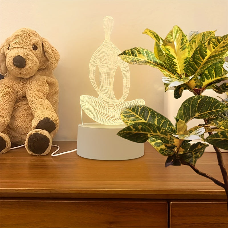 ZenLight - Modern 3D Yogalampa