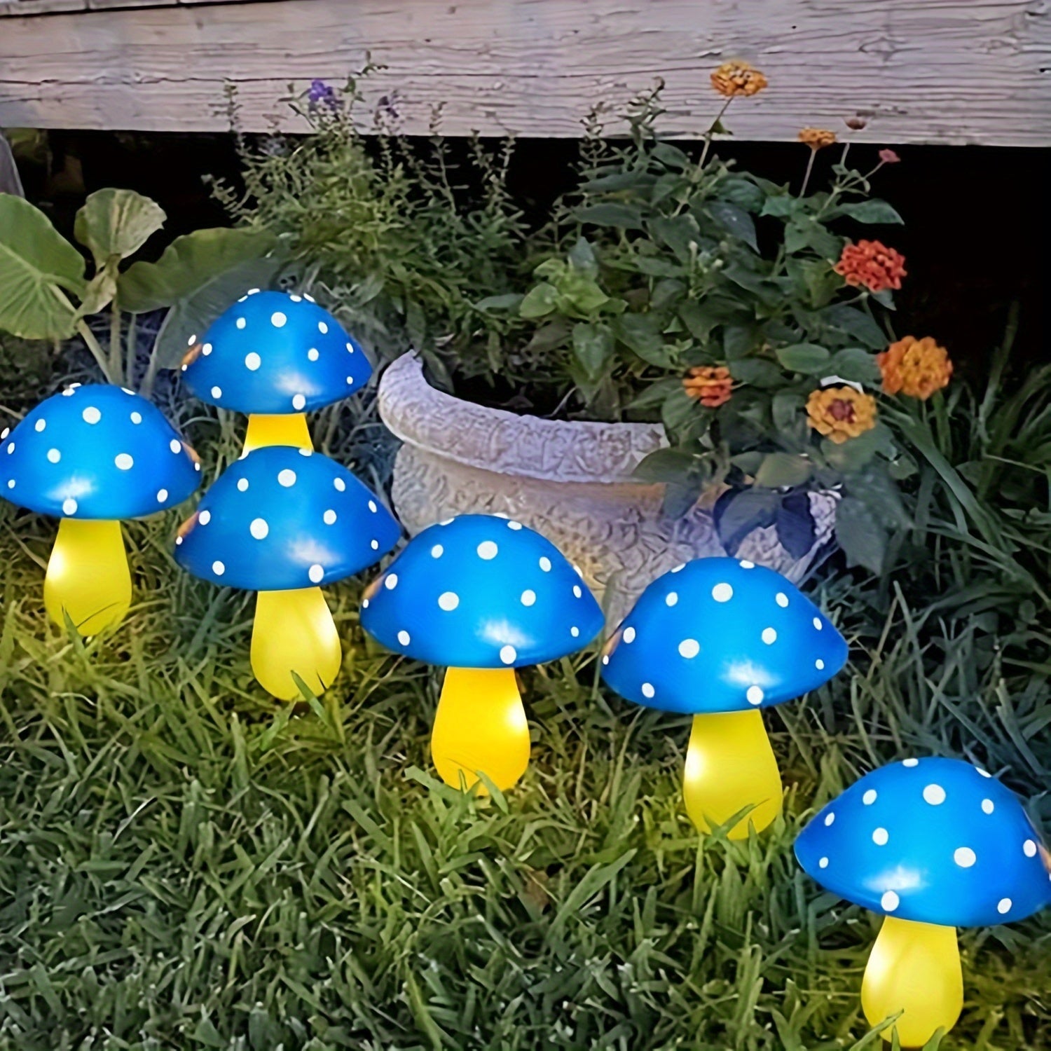 SolarGlow Lamp - Energy Efficient Garden Lighting with 8 Modes