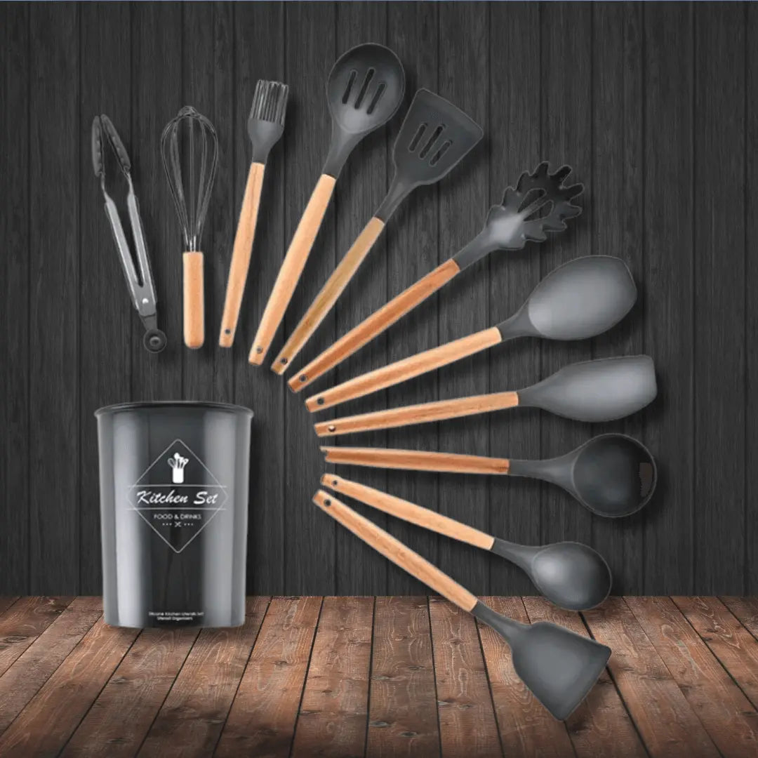 FlexiChef – Durable Silicone Kitchen Utensil Set
