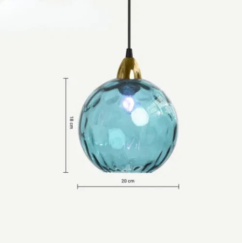 LumiSphere Pendant Lamp – Elegant Glass Ball Lighting