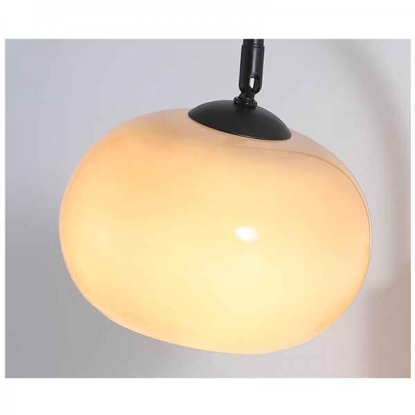 Orbite Wall Lamp – Elegant Wall Lamp Made of Khaki Glass