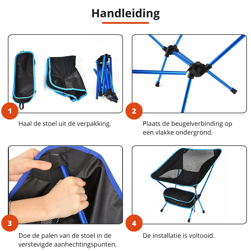 MoonFold Chair - Compact Folding Chair for Outdoor Use