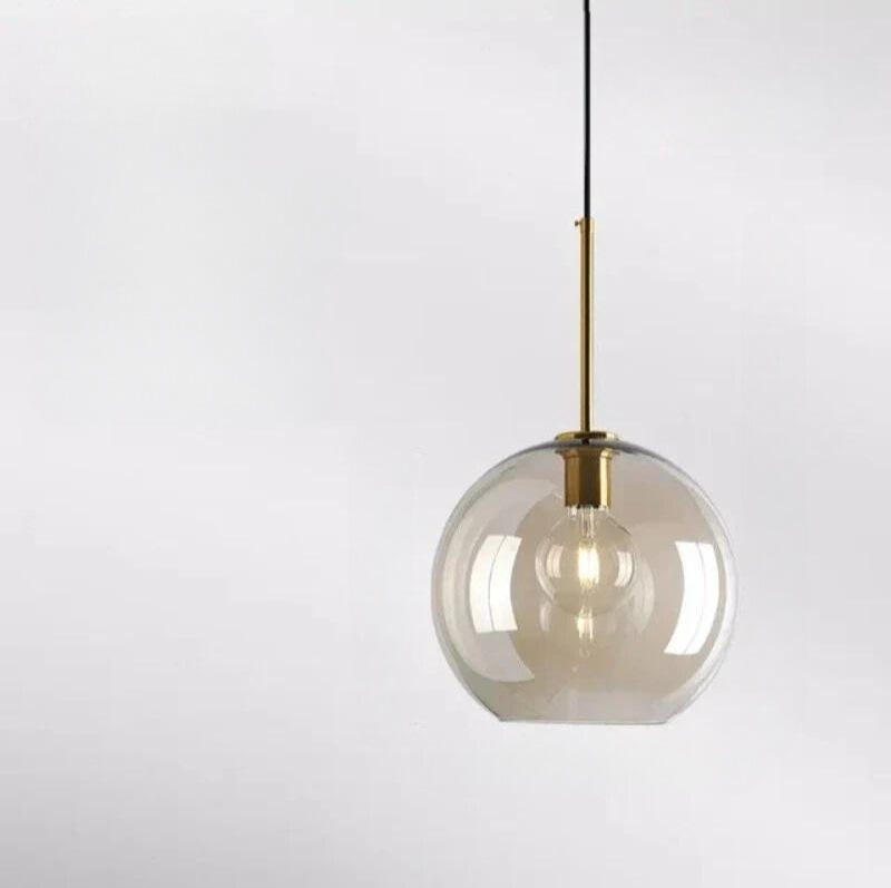 NordicGlow – Elegant Scandinavian Glass Ceiling Lamp