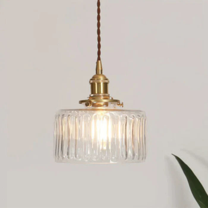 OpulentGlow Pendant – Elegant Glass Ceiling Lamp
