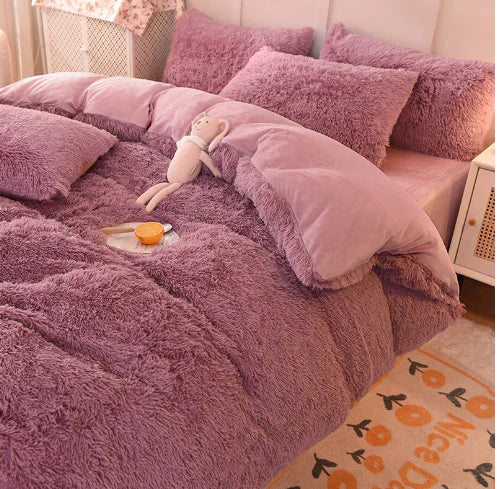 FluffCandy - Luxurious Long-Pile Duvet Cover for Winter Warmth