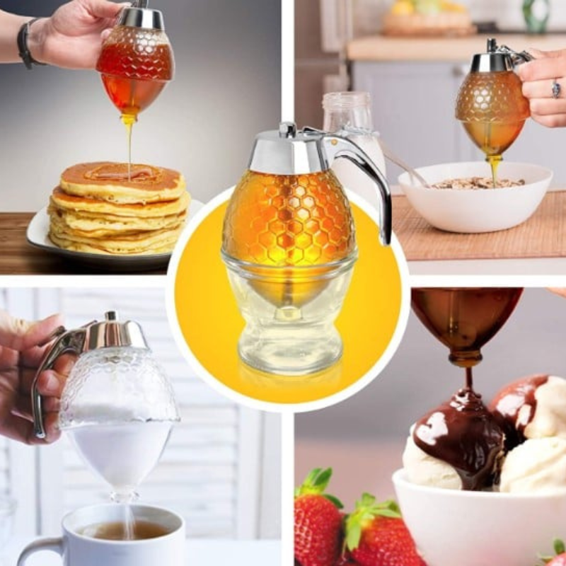 HoneySaver – Elegant and Practical Honey Dispenser