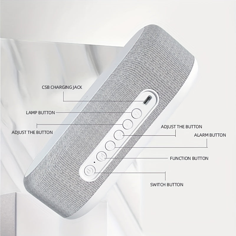 DigiClock – Smart Alarm Clock with Charger & Light