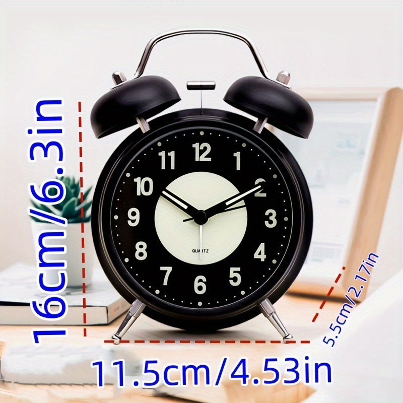 GlowClock – Modern Silent Illuminated Metal Alarm Clock