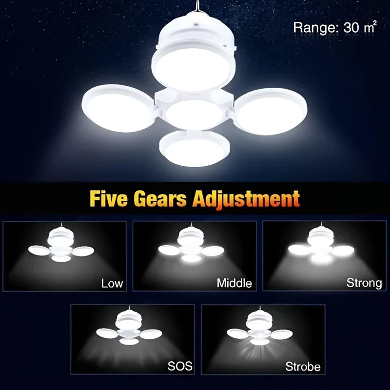 SolarFold Lamp - Portable Rechargeable LED Camping Light