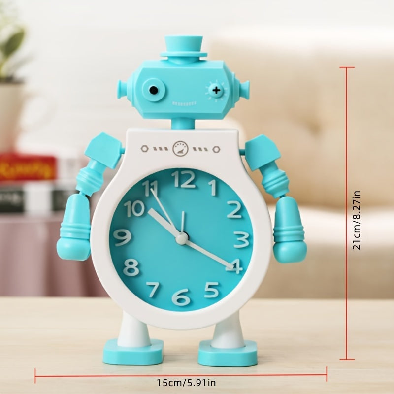 TimeBuddy Clock – Playful Robot Alarm Clock with Alarm